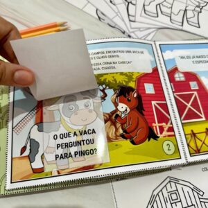 Livro Interativo e Atividades Aventuras na Fazenda