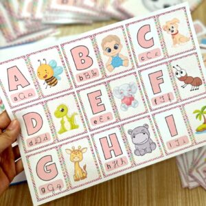 Cards Alfabeto para Pareamento