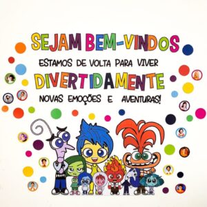 Painel Volta ás Aulas Divertidamente