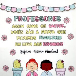 Painel Bem-Vindos Professores