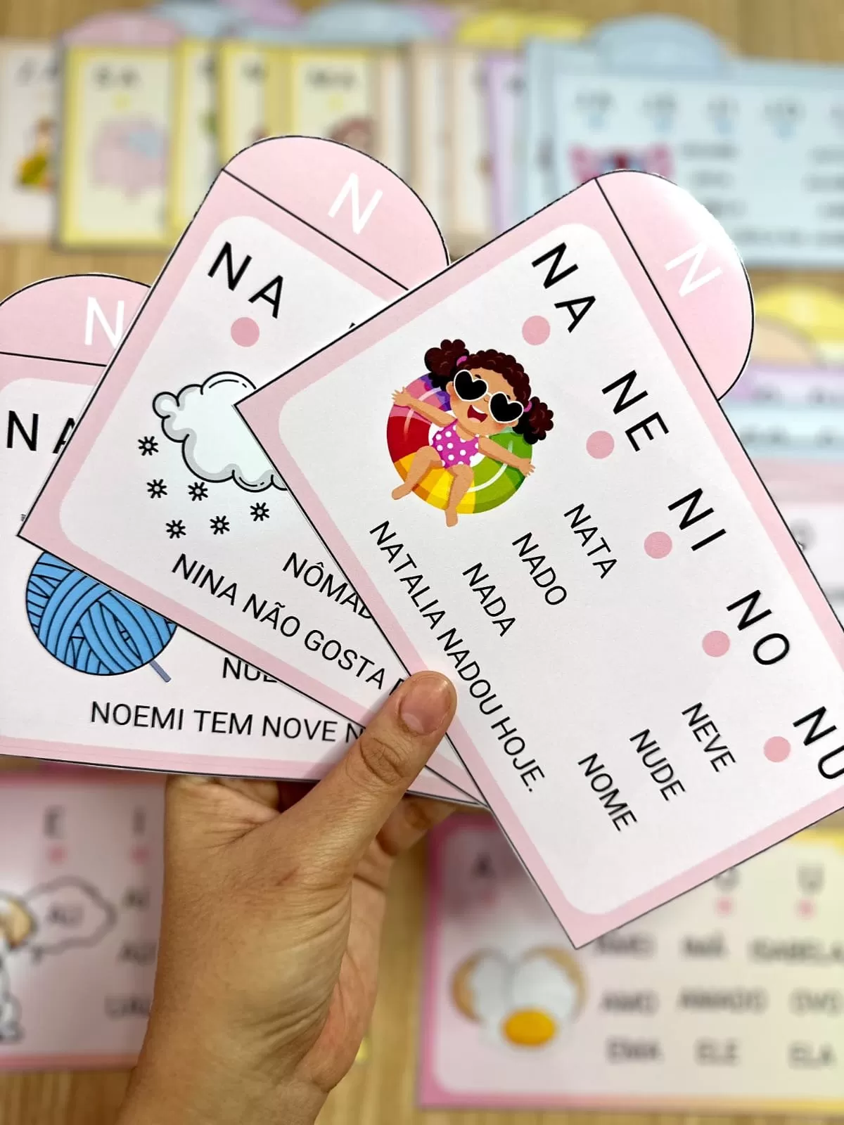 Fichas Leitura Sílabas Simples - Imagem 3