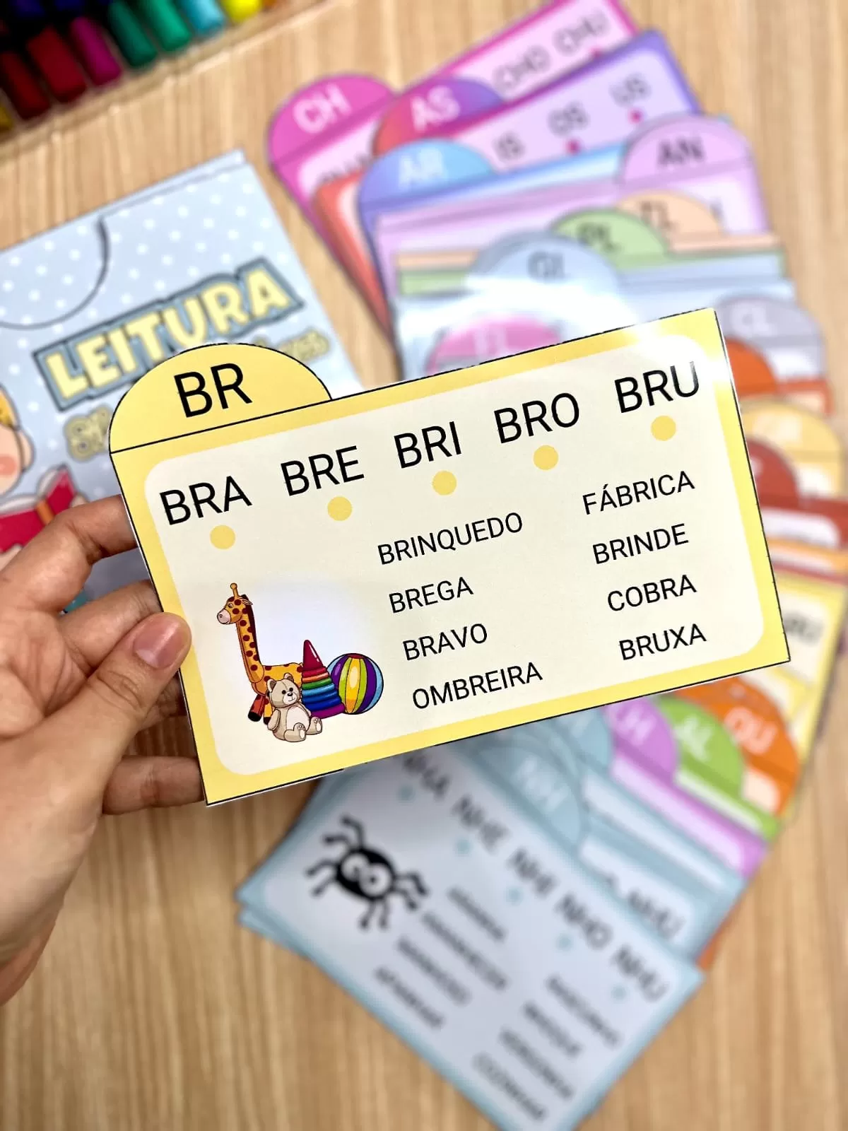 Fichas Leitura Sílabas Complexas - Imagem 5