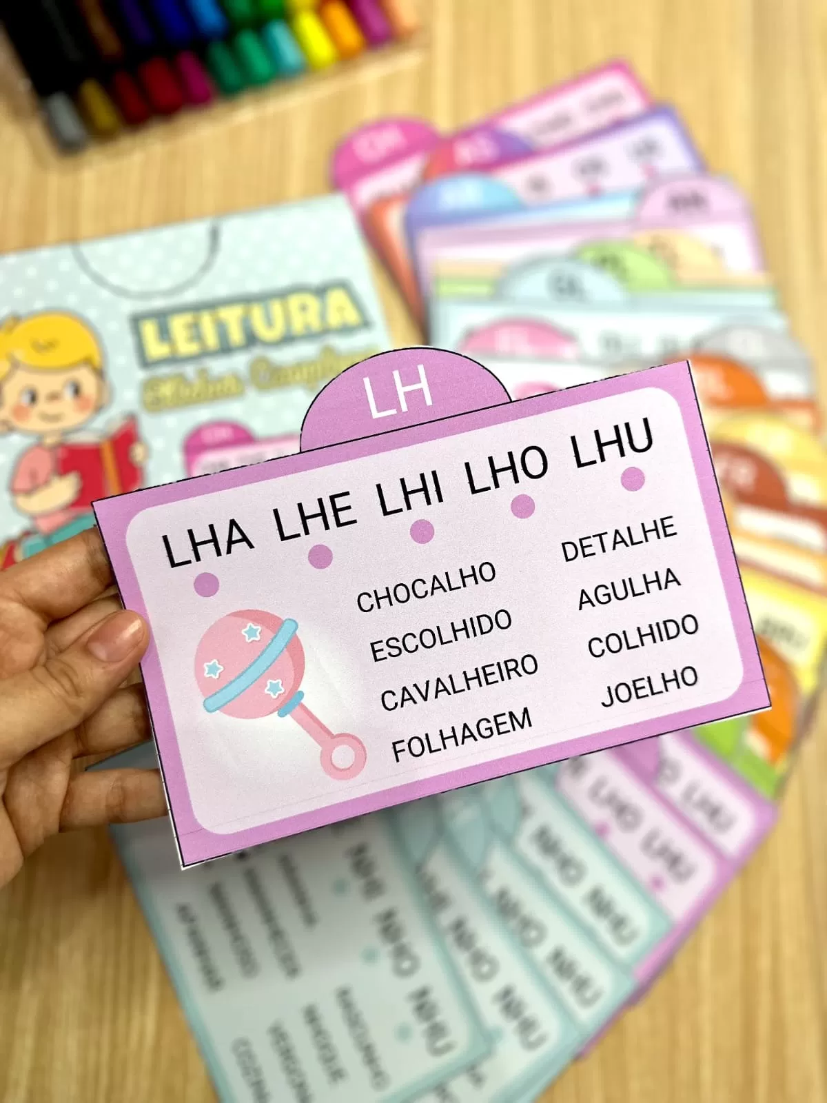 Fichas Leitura Sílabas Complexas - Imagem 4