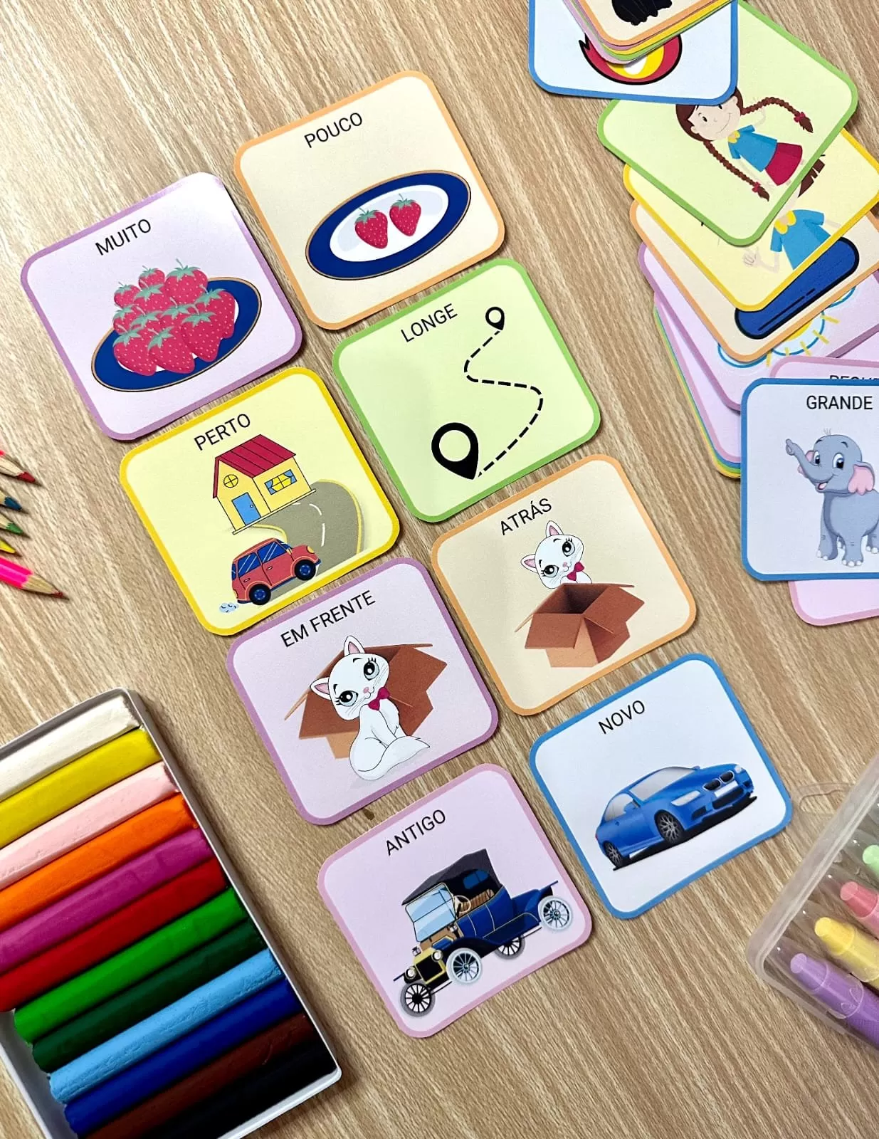 Jogo da Memória Opostos