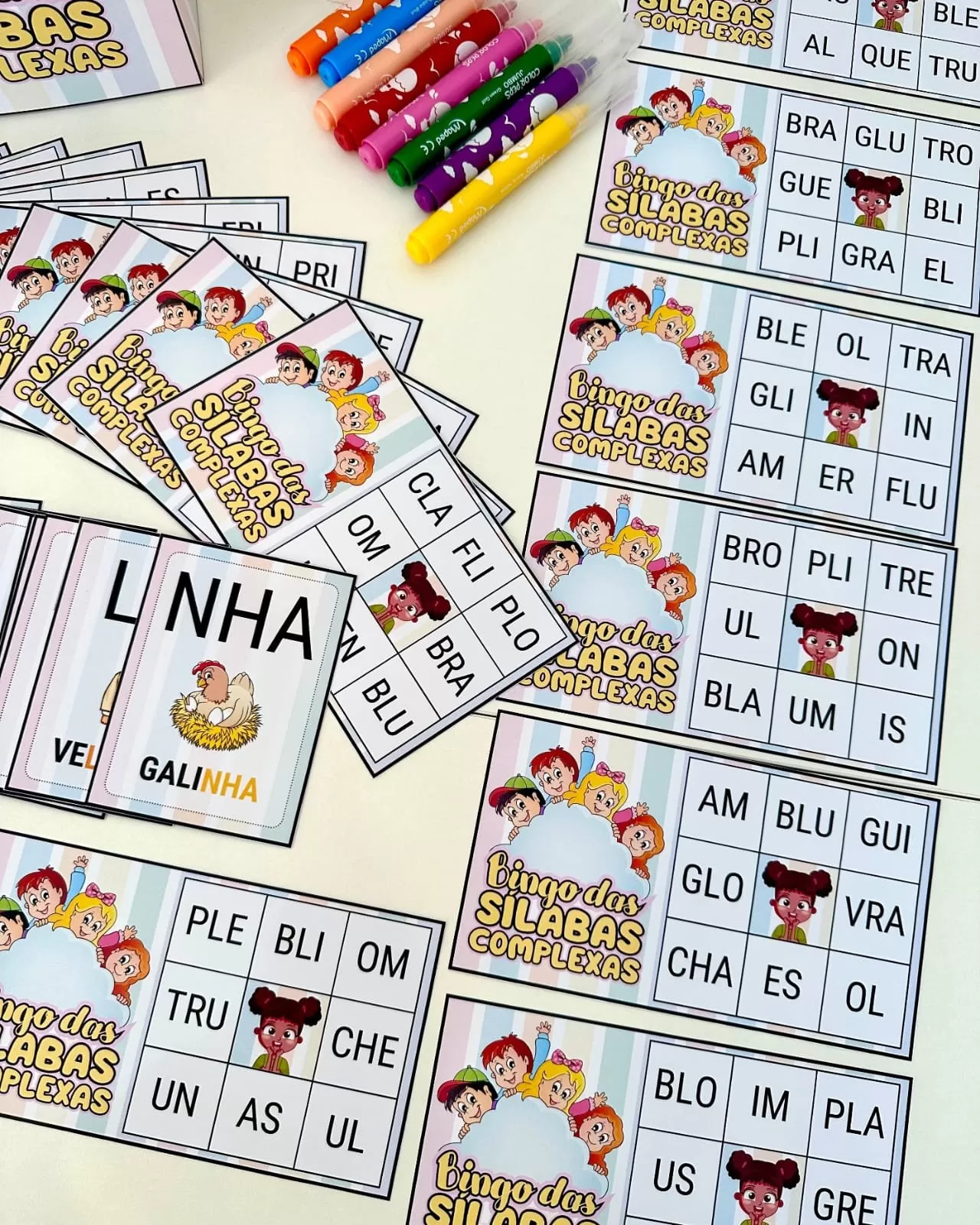 Bingo Sílabas Complexas - Imagem 5