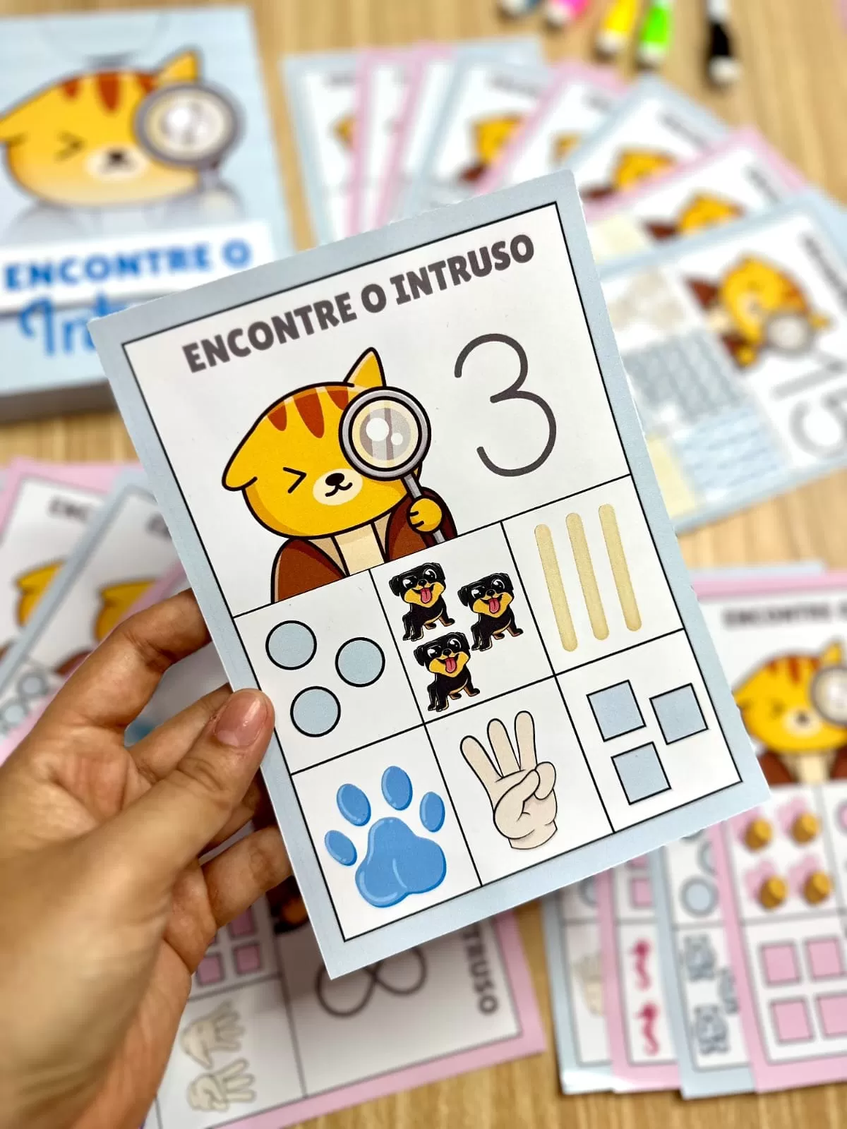 Encontre o Intruso - Numerais - Imagem 2