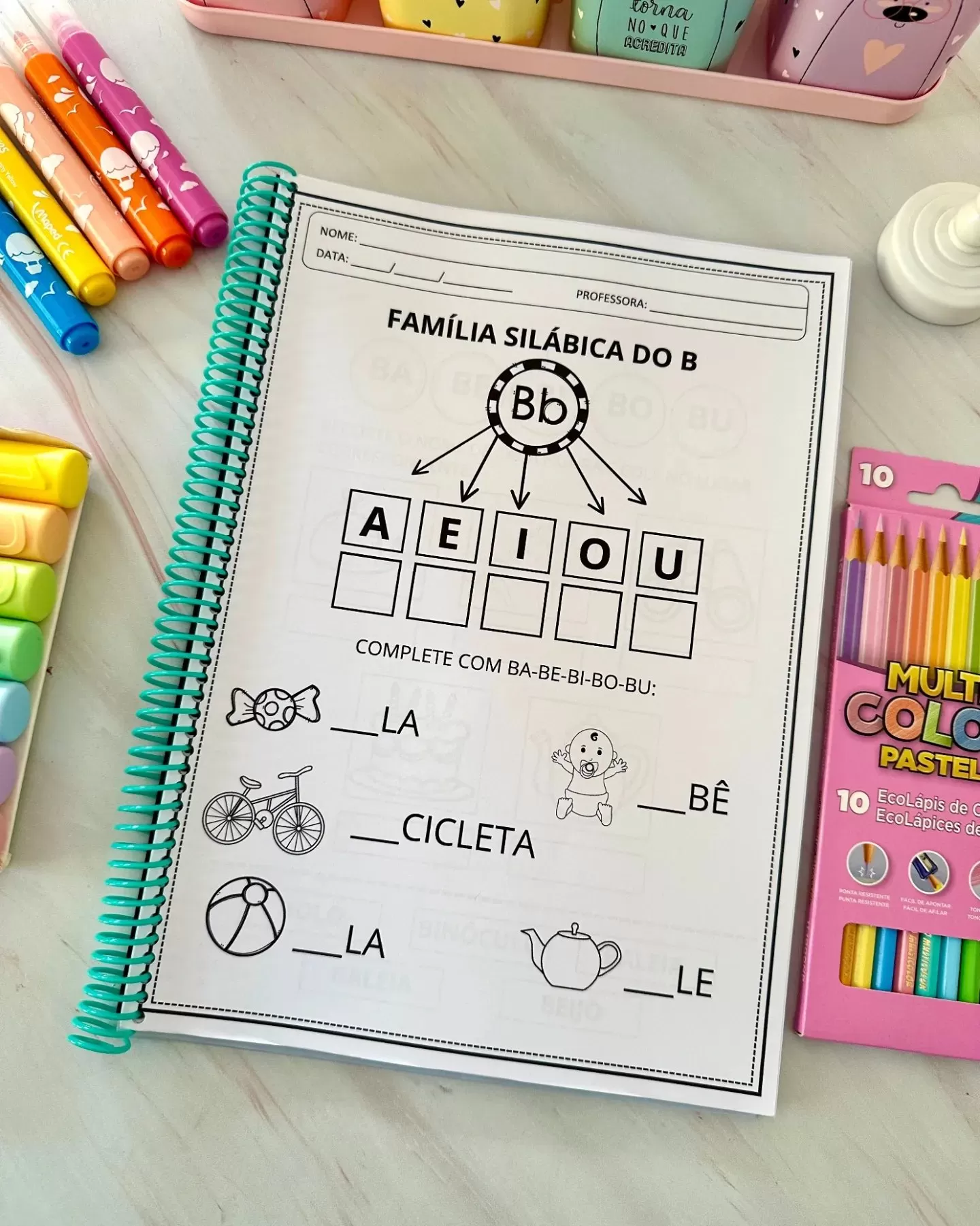 Apostila Famílias Silábicas Simples - Imagem 5