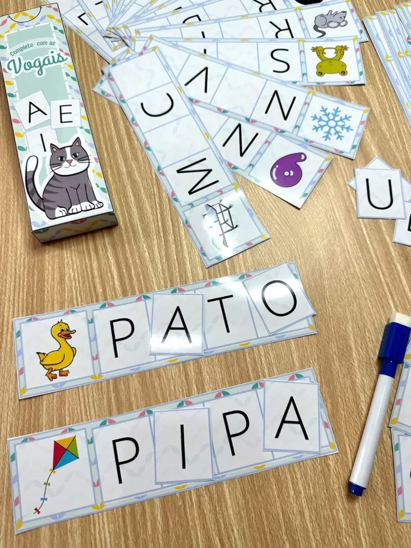 Complete com Vogais - Imagem 4