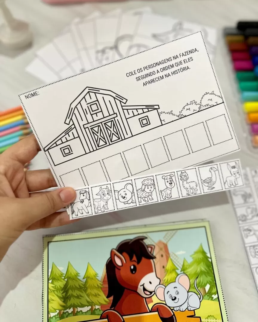 Livro Interativo e Atividades Aventuras na Fazenda - Imagem 6