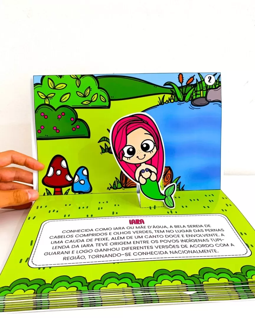 Livro 3D Personagens do Folclore - Imagem 3