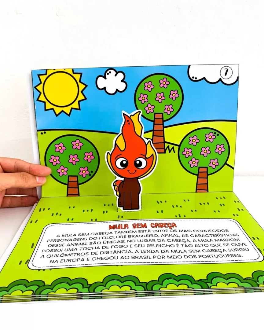 Livro 3D Personagens do Folclore - Imagem 5