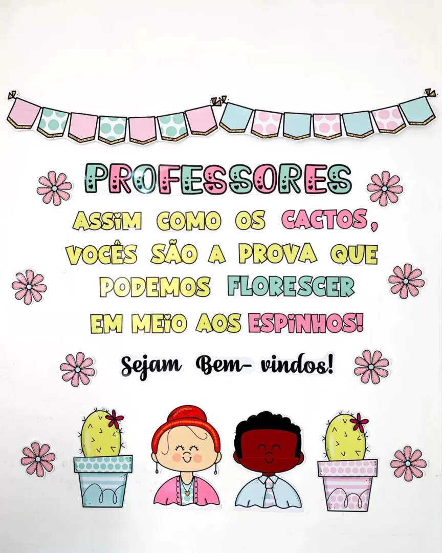 Painel Bem-Vindos Professores - Imagem 4
