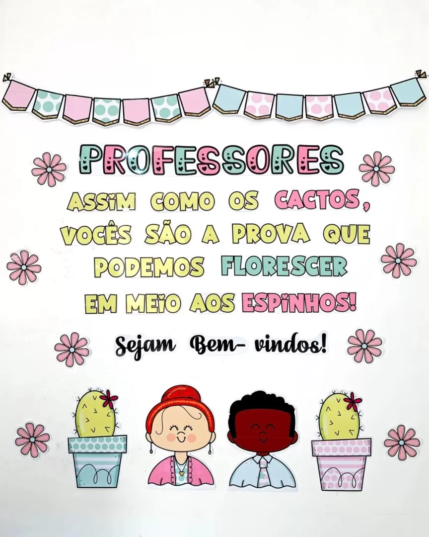 Painel Bem-Vindos Professores