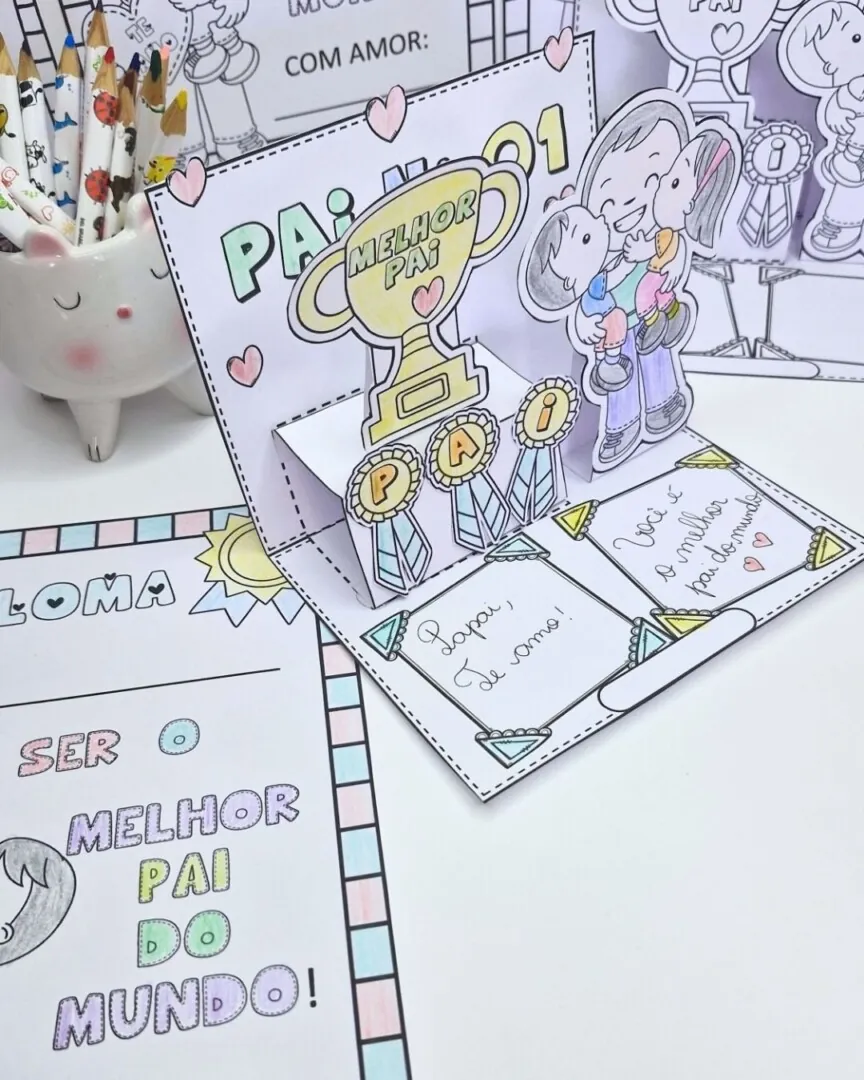 Pódio Pai número 1 e Diploma - Imagem 2