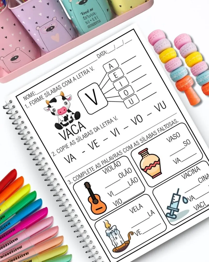 Caderno das Sílabas