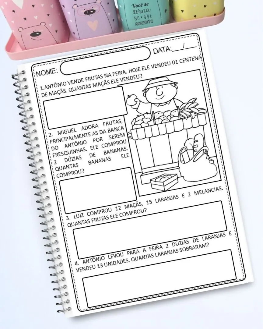 📘 Números até 99 – EducaçãoInfantil e Alfabetização com 160 Páginas - Imagem 4