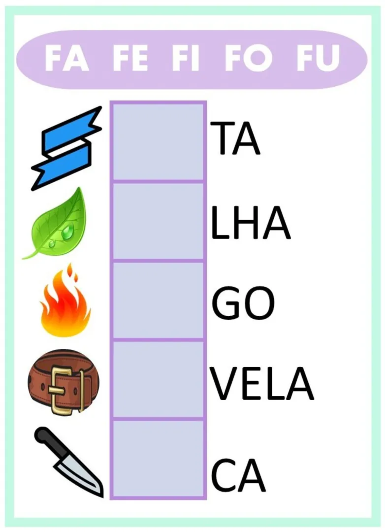 Sílabas Iniciais- Educação Especial - Imagem 2
