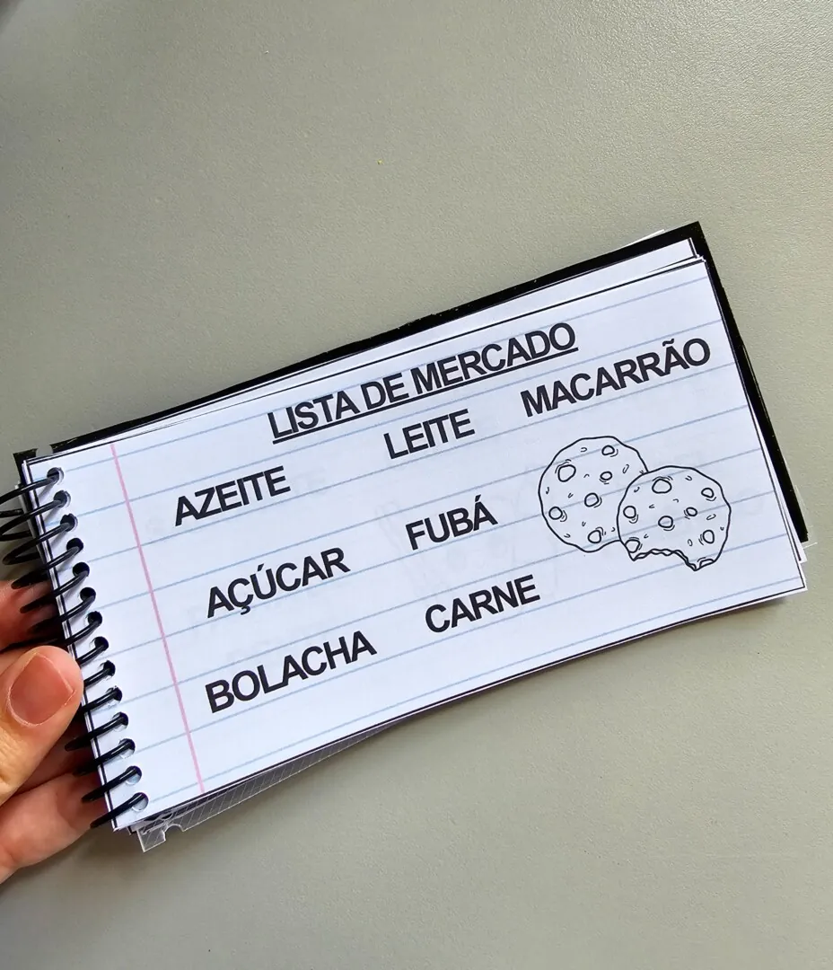 Caderninho de leitura- Palavras - Imagem 4