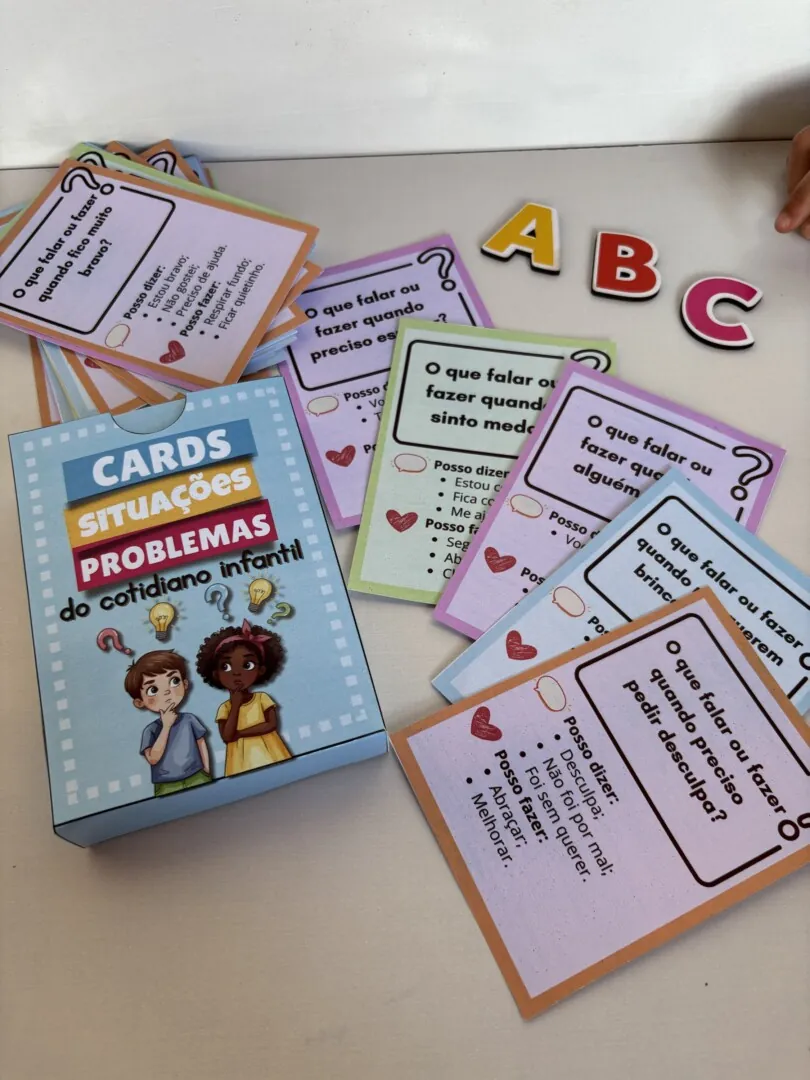 Cards Situações Problemas do Cotidiano Infantil - Imagem 2