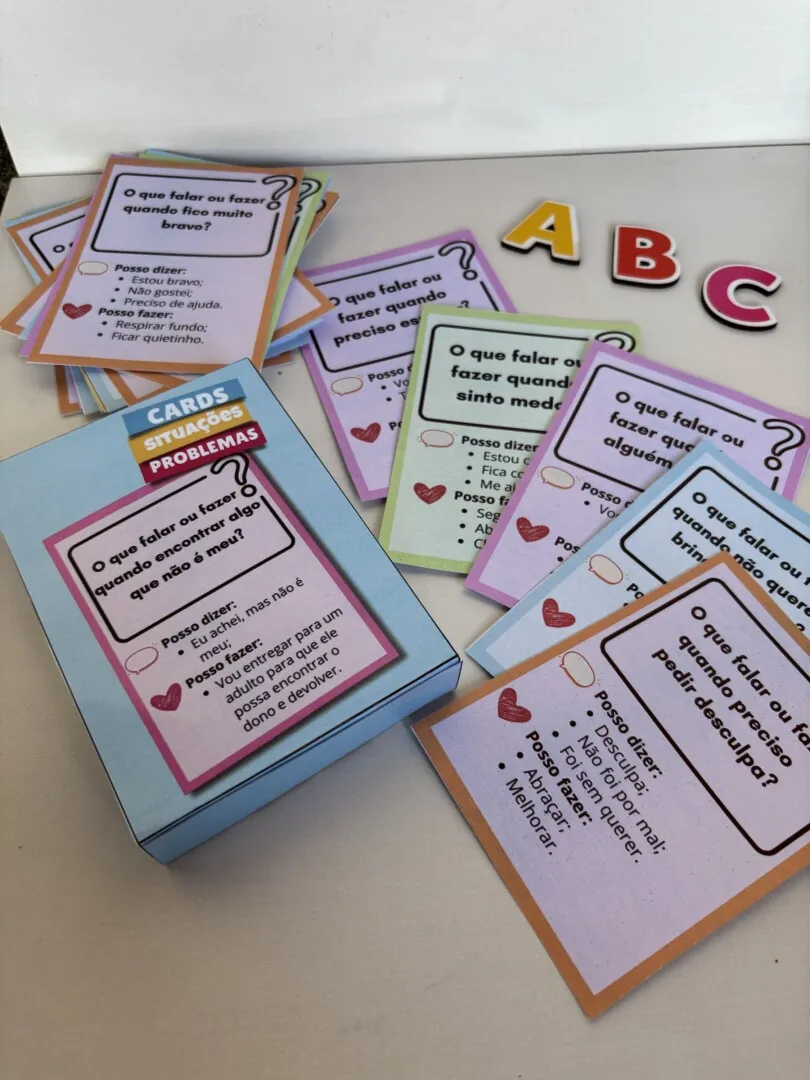 Cards Situações Problemas do Cotidiano Infantil - Imagem 4
