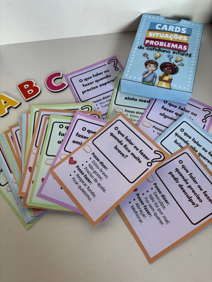 Cards Situações Problemas do Cotidiano Infantil - Imagem 7