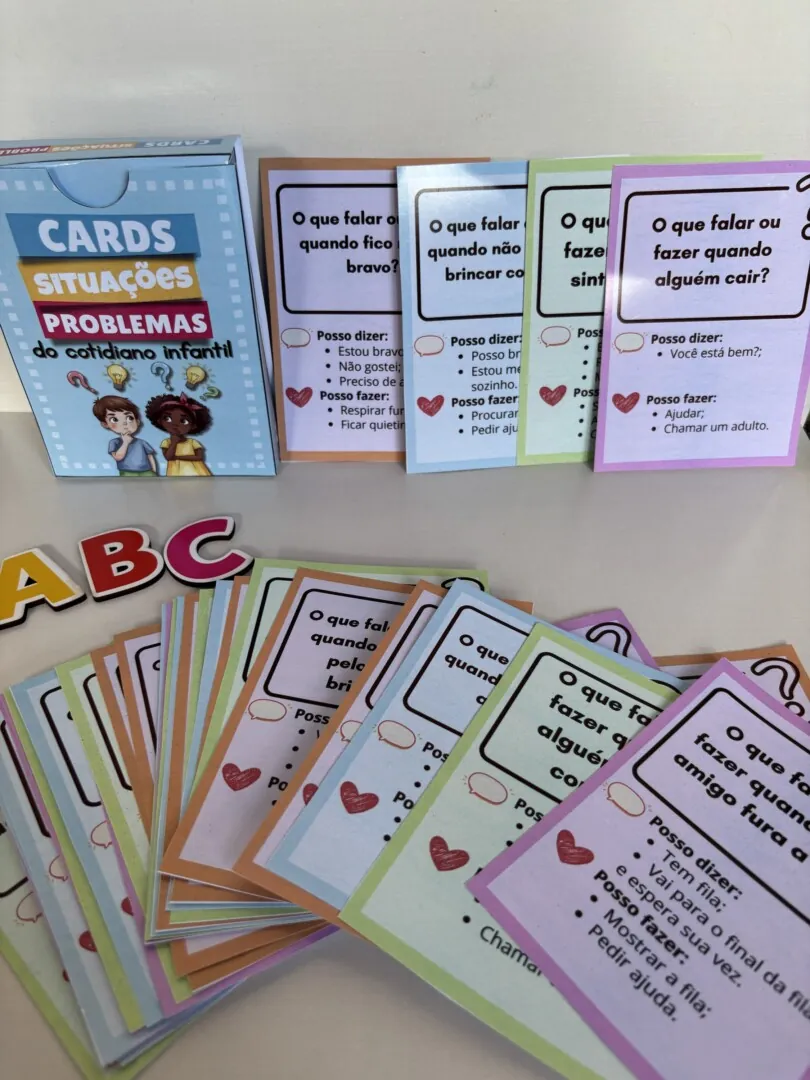 Cards Situações Problemas do Cotidiano Infantil - Imagem 6