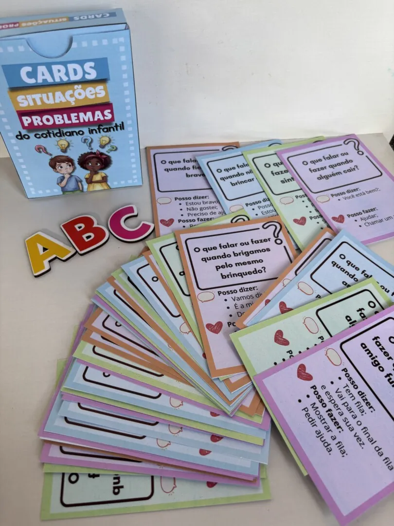 Cards Situações Problemas do Cotidiano Infantil - Imagem 5