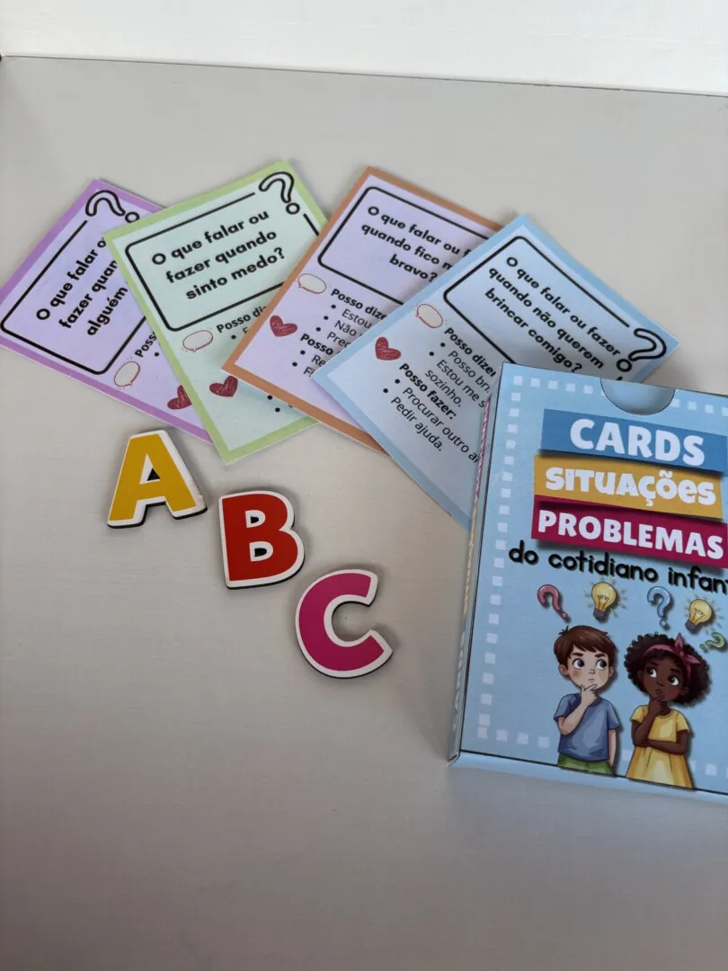 Cards Situações Problemas do Cotidiano Infantil - Imagem 8