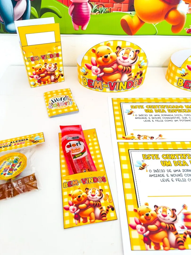 Volta ás aulas Ursinho Pooh - Imagem 6