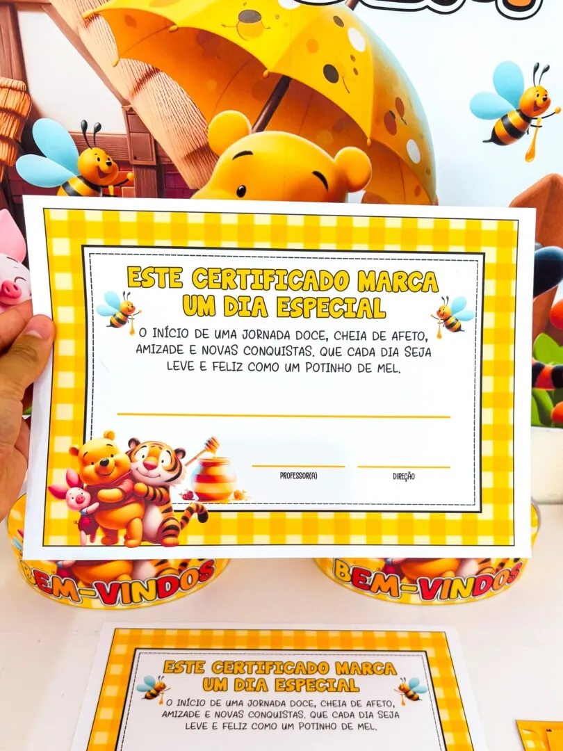 Volta ás aulas Ursinho Pooh - Imagem 9