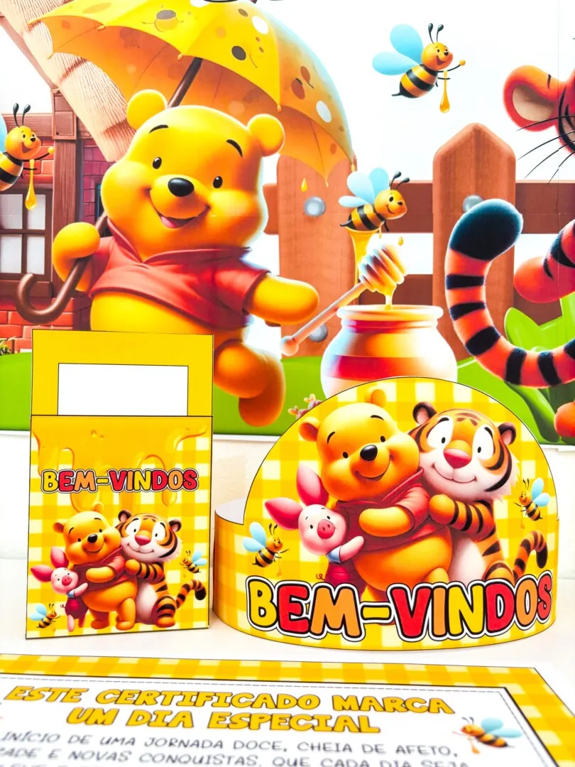 Volta ás aulas Ursinho Pooh - Imagem 7