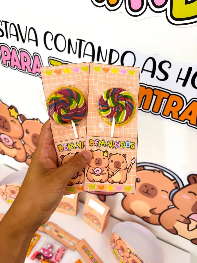 Volta ás aulas tema Capivara - Imagem 4