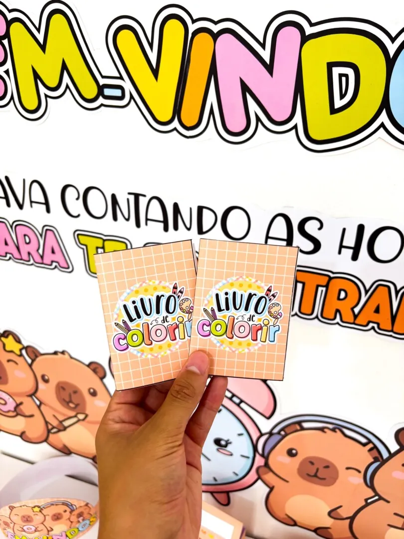 Volta ás aulas tema Capivara - Imagem 5