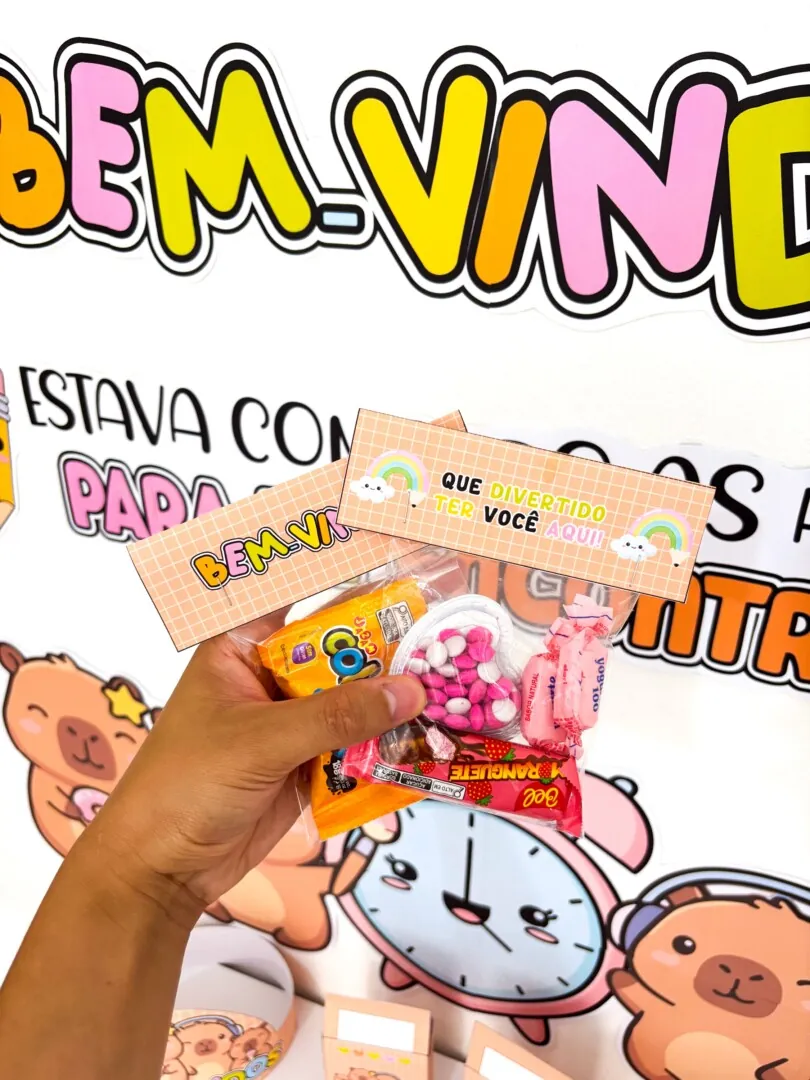 Volta ás aulas tema Capivara - Imagem 3