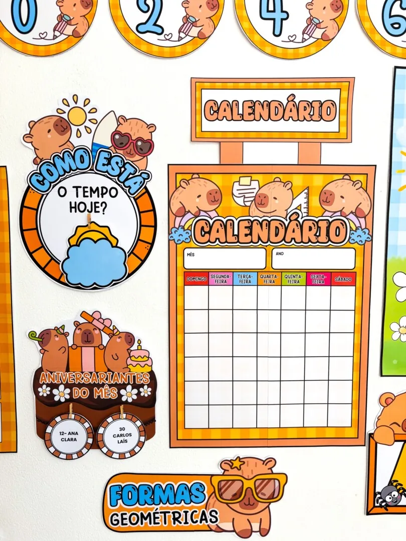 Kit Sala Tema Capivara - Imagem 13