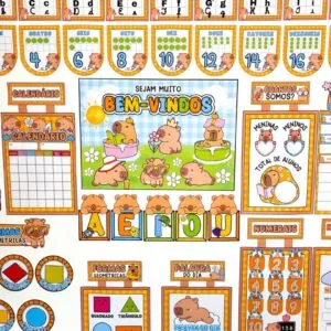 Kit Sala Tema Capivara