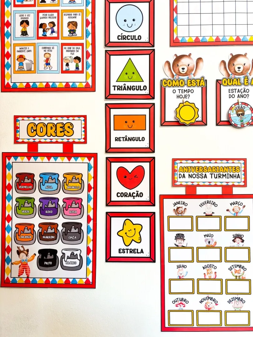 Kit Sala Circo dos Bichinhos - Imagem 13