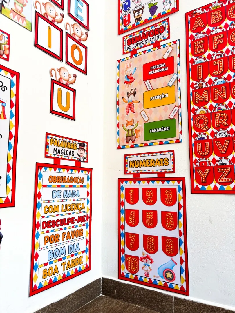 Kit Sala Circo dos Bichinhos - Imagem 11