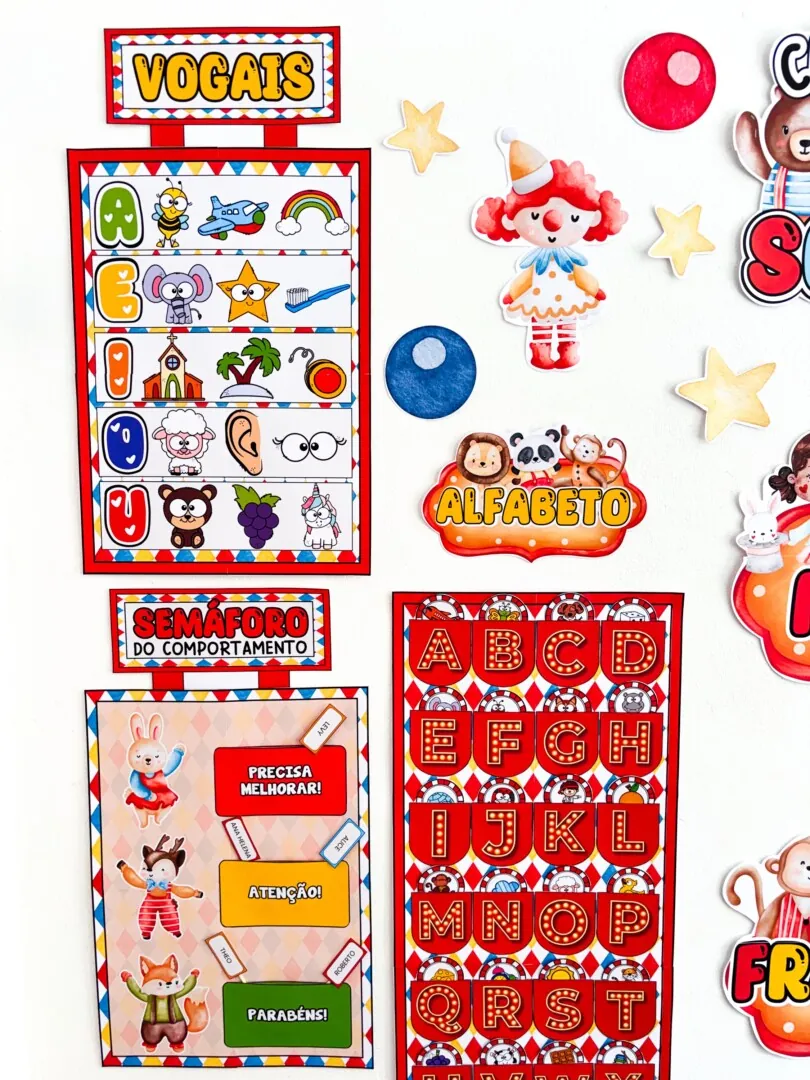 Kit Sala Circo dos Bichinhos - Imagem 4