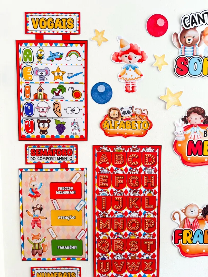 Kit Sala Circo dos Bichinhos - Imagem 12