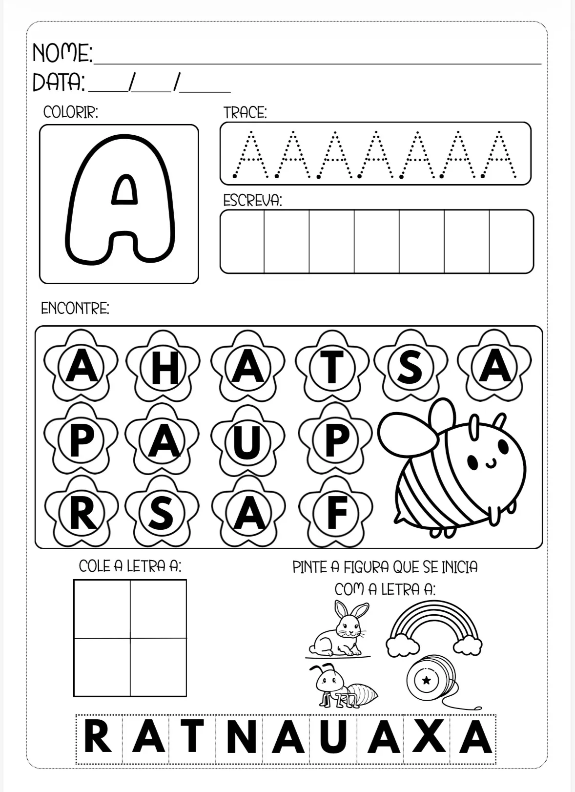 Apostila Alfabeto completo- Atividades do A ao Z - Imagem 2