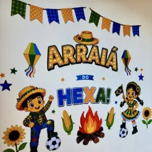 Painel Arraiá do Hexa