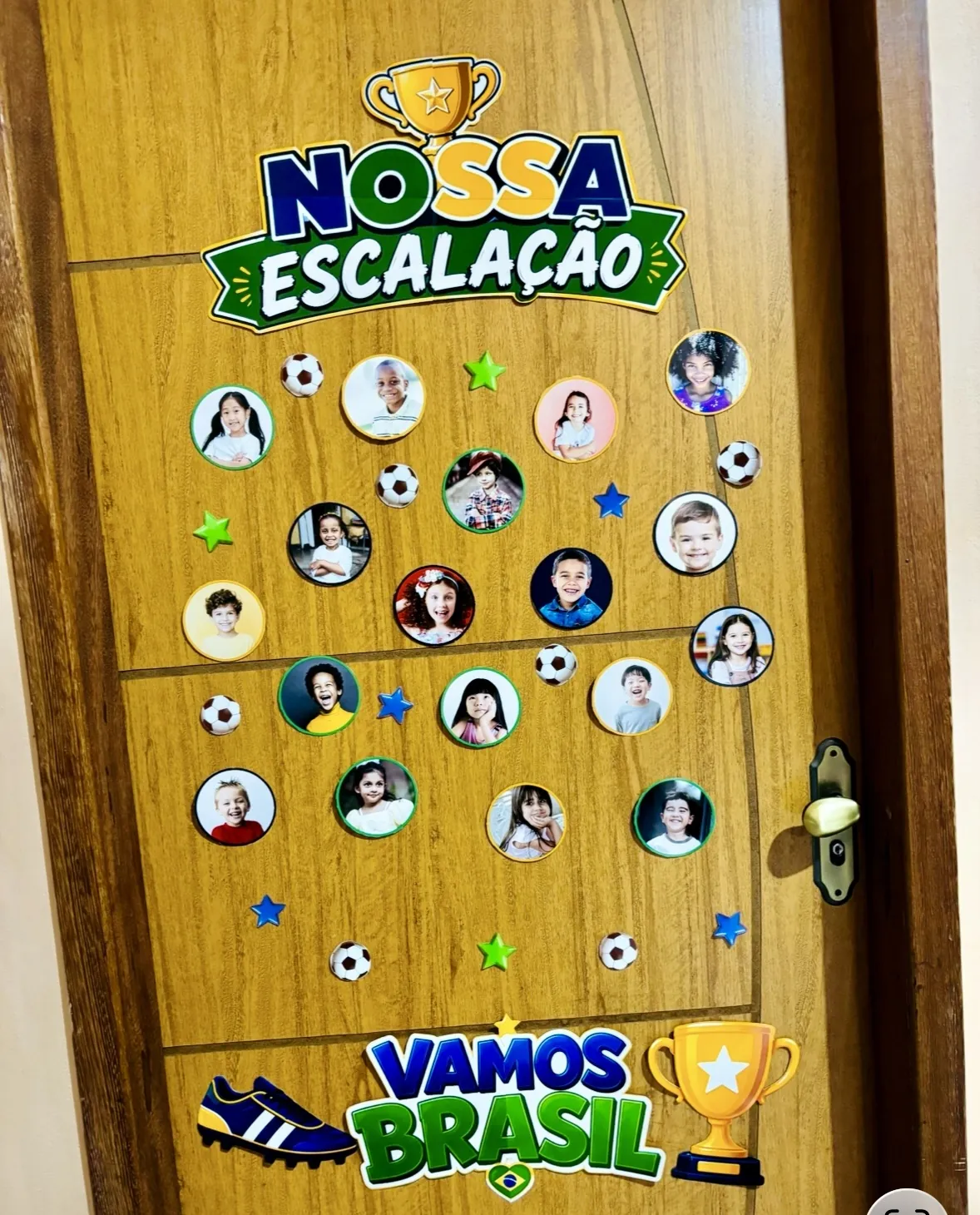 Painel de porta Copa “Nossa Escalação”